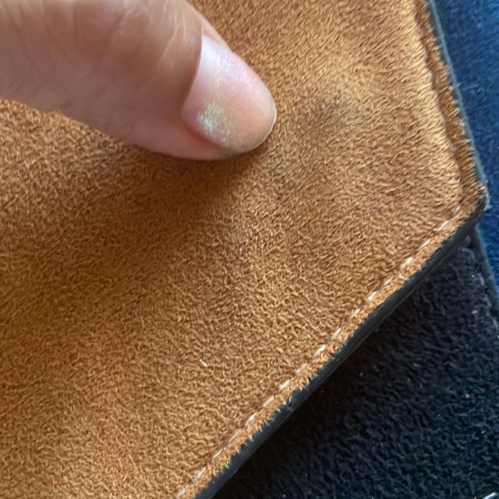 Vintage Suede Patchwork Handbag - image 8